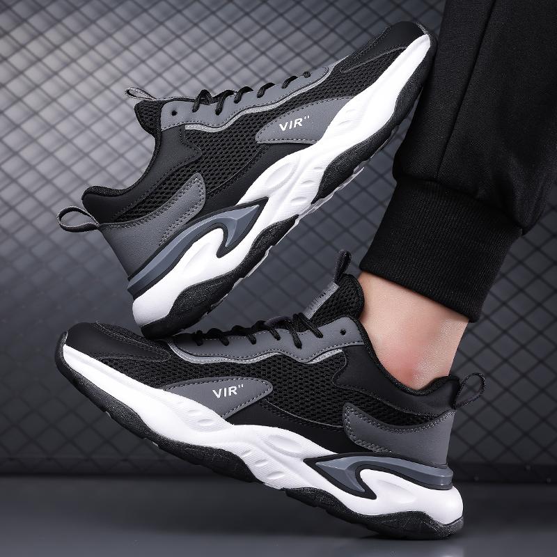 Autumn Spring Running Men Loafer Shoes Blue Tennis Sports Lightweight  Rebound  Breathable  Odorous  Durable Sports Shoes