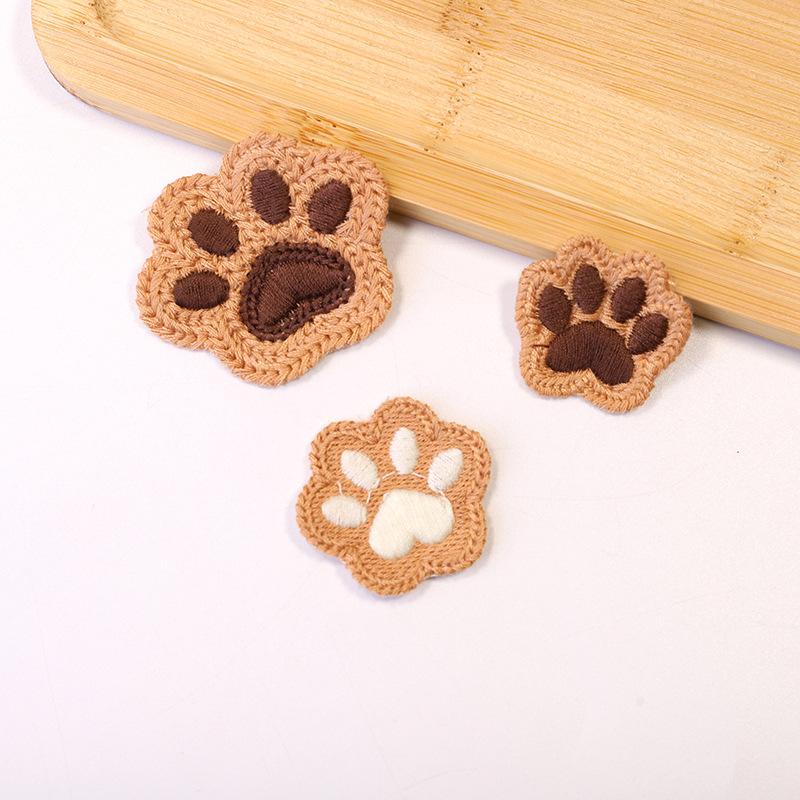 Supply Clothes Decoration Clothing Accessories Diy Cute Animal Claws Decoration Bear Paw Embroidery Patch Cloth Sticker
