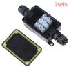 1/2sets 450V 2Way IP66 Outdoor Waterproof Cable Connector Junction Box With Terminal