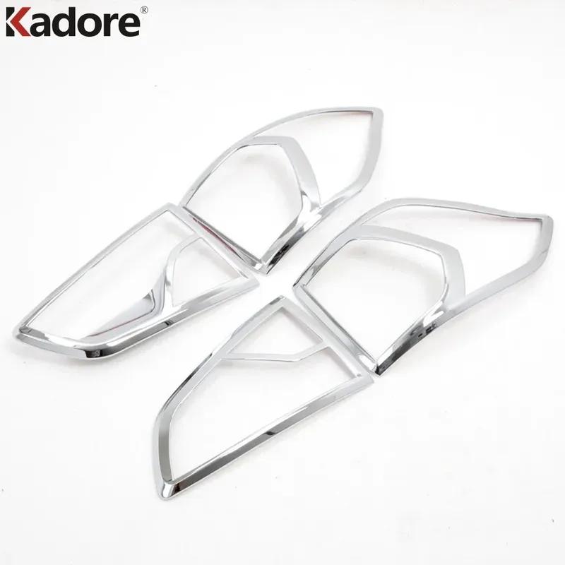 For Ford Ecosport 2013 2014 2015 2016 Chrome Car Rear Tail Light Lamp Cover Trim Taillight Frame Trims Exterior Accessories