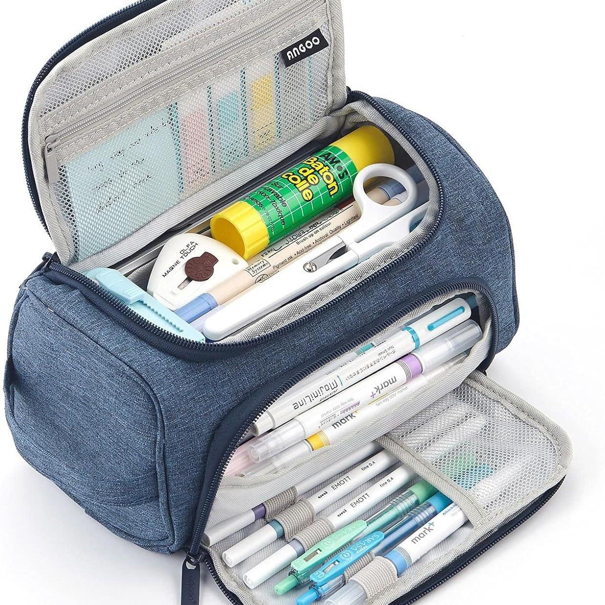 Super Grote Leuke Etui Potlooddoos Opbergtas Grote Capaciteit voor Jongen Meisje Cadeau Etui School Schrijfwaren