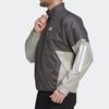 Adidas BTS Light Jacket Windproof Sports Stand Collar Men Outerwear Gray FT2442