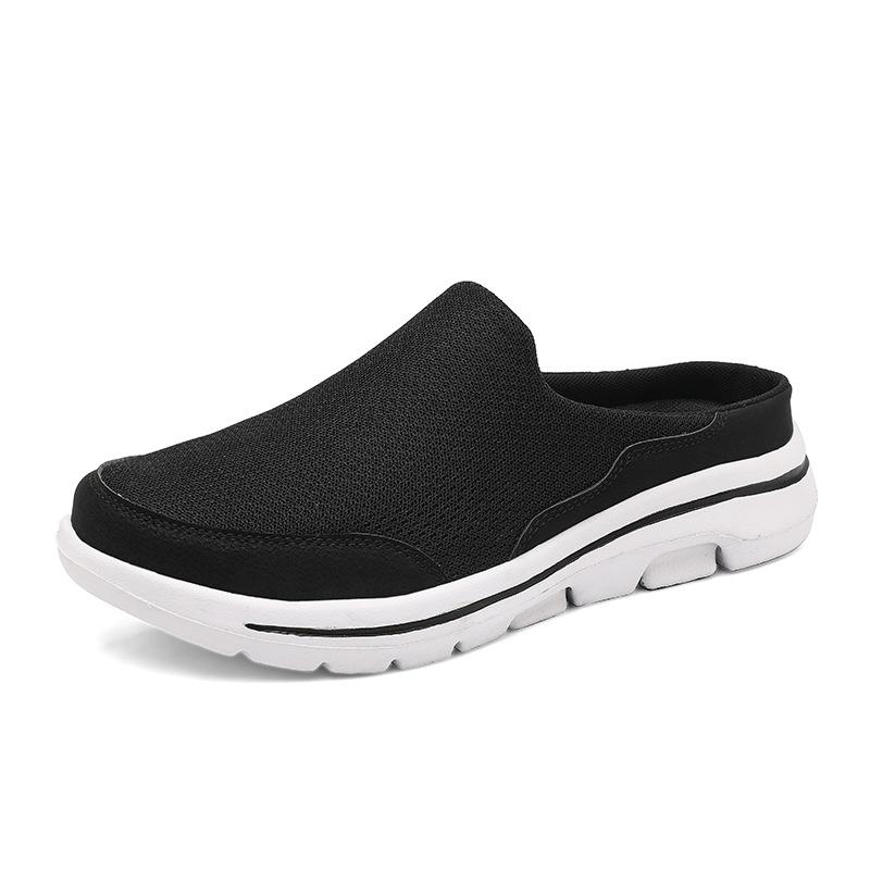 Men Loafers Mule Half Sneakers Outdoor Casual Walking Backless Shoes