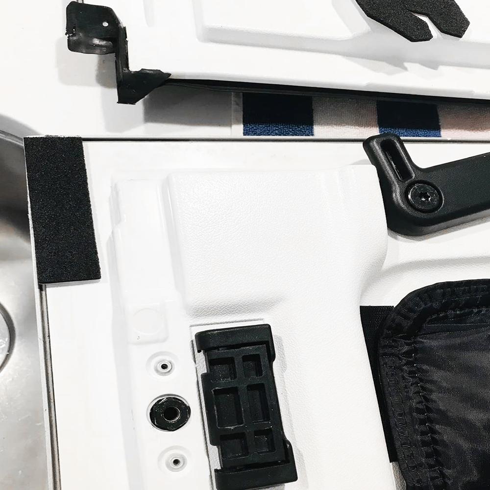 Dachleck Reparaturset Hardtop Abnehmbare Abdeckung Schaumstoffblocker Dichtungsset für Jeep Wrangler JK JKU 2007-2017 2/4-türig Autozubehör