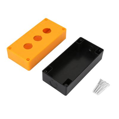 Caja protectora de control para interruptor pulsador de tres orificios BX3 de 22 mm, resistente al agua
