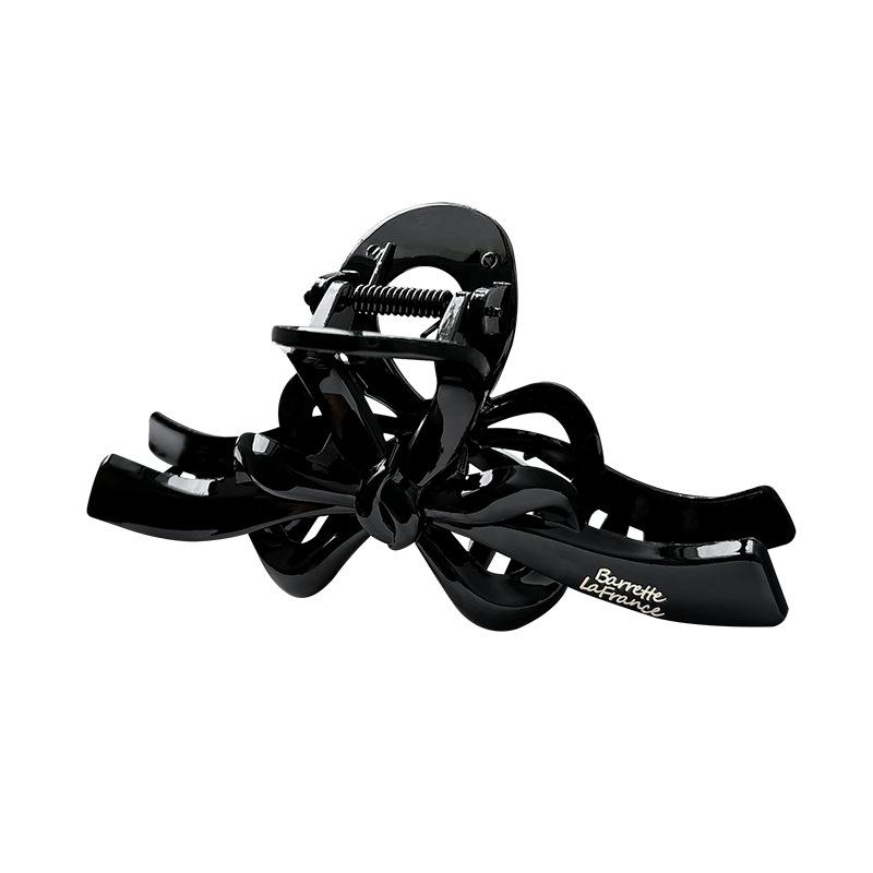 Bow grab clip women's large hair volume shark clip summer hairpin back head headdress
