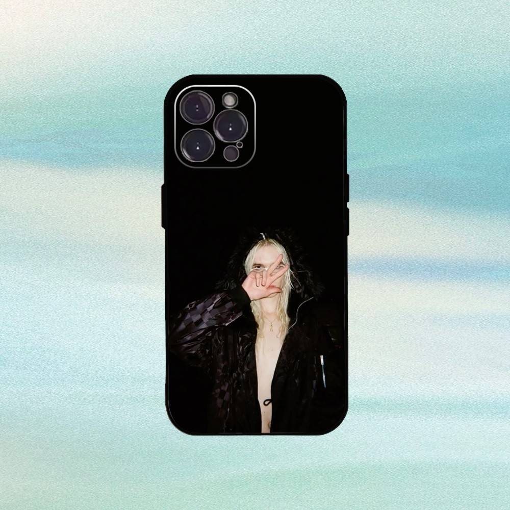 Singer 2hollis Albums Phone Case For iPhone17,16,15,14,13,12Plus,Pro Max,XS,5G Soft Silicone Black Cover