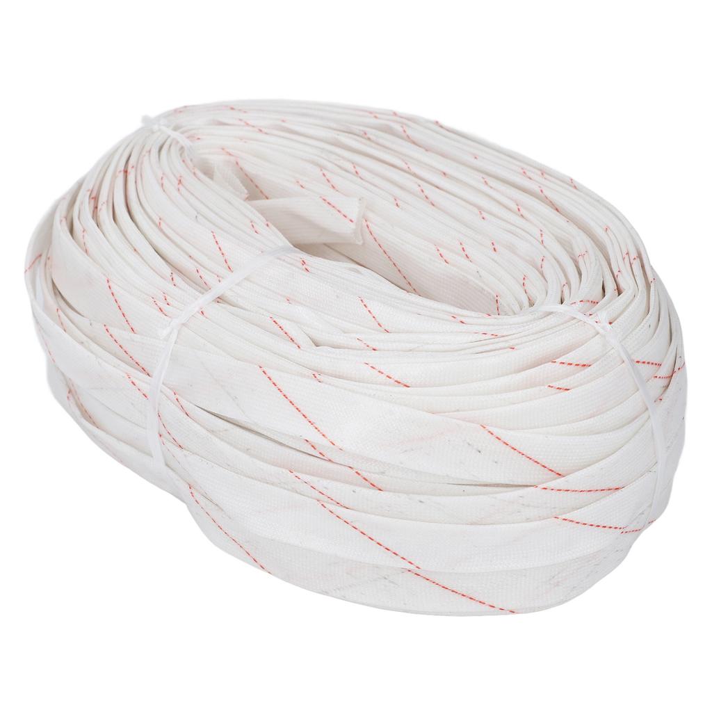 Fiberglass Sleeve PE Resin Coating Heat Shielded Insulation Braid Sleeving for Wire Hose 100m