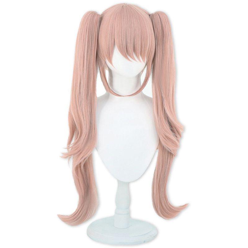 

Danganronpa Эношима Дзюнко Косплей Хвосты Волосы Парик Заколки Головной убор Медведь Зайчик Wig Only