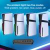 6 Ports Charger Adapter Converter with RGB Light USB Extender Data Transfer Extender for PlayStation 5 Pro/Slim