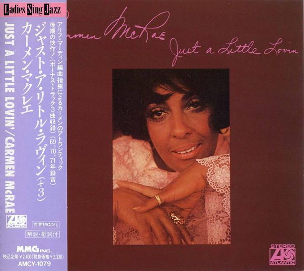 

CD CARMEN MCRAE - Just A Little Lovin (+3) AMCY1079 Atlantic 1991 Japan Jazz Used