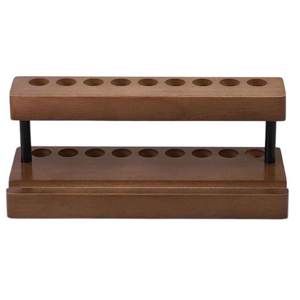 Multifunction Walnut Pens Holder 9/15 Slots Toothbrush Holder  Desktop Ornaments