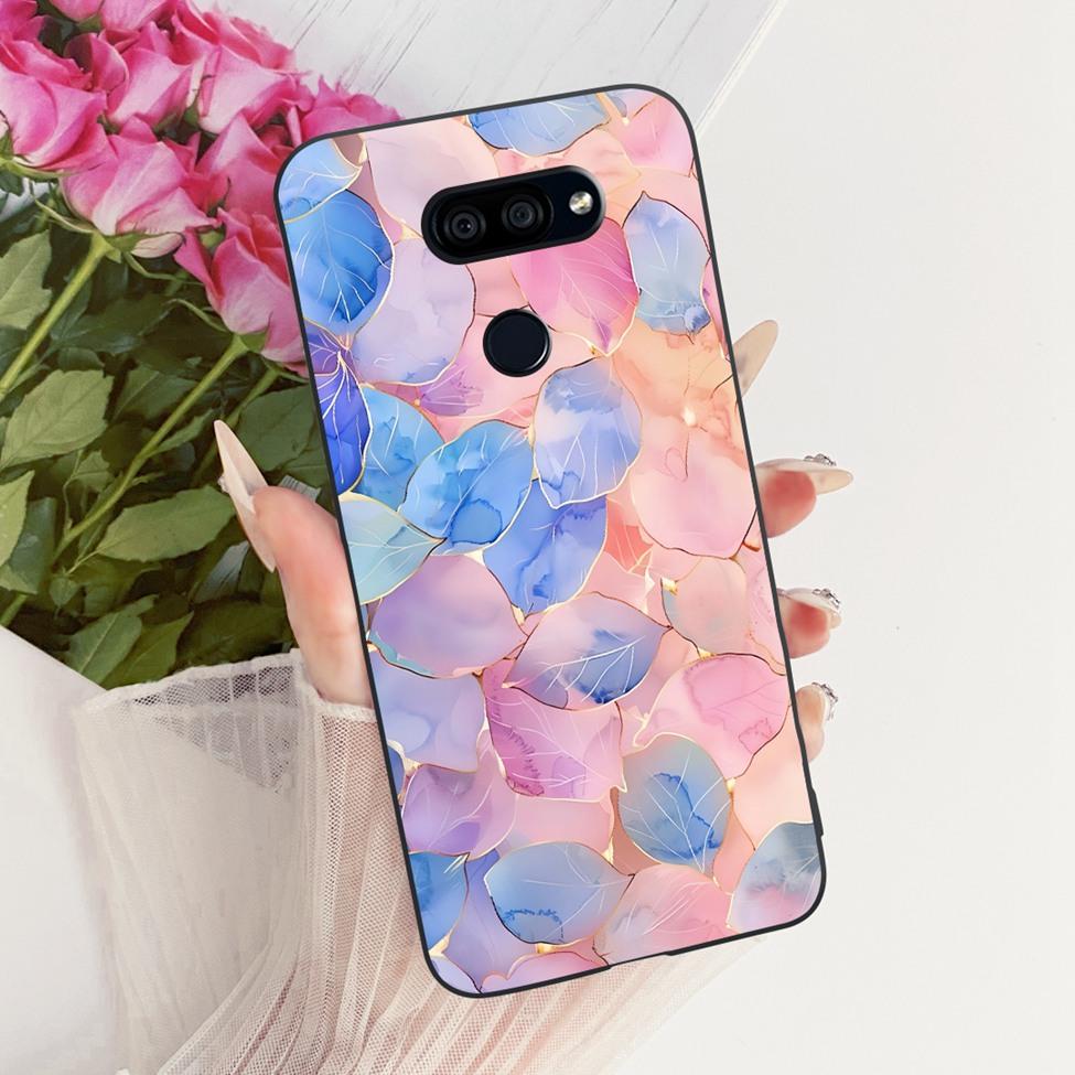 Hülle Für LG K40S 2019 Cover Ästhetisch Niedliche Katze Mode Lustig Bemalt Silikon Handyhülle LMX430HM