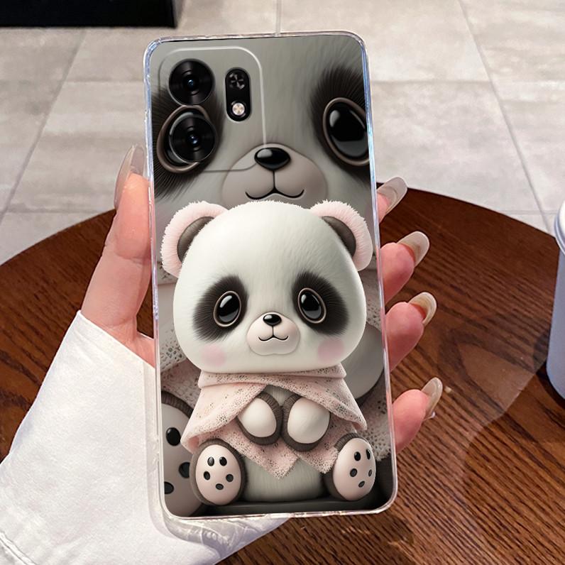 Cute Funny Graffiti Cat Pattern Phone Case For Honor Play 60A 5G / Honor X6d 5G Transparent TPUck Shockproof Soft Casing