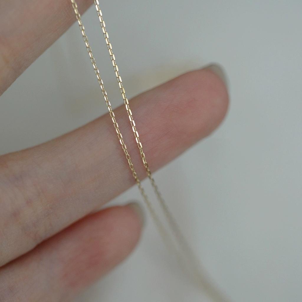 Colier clasic din argint S925, simplu, combinat, ultrafin, reglabil, lanț pentru claviculă, lanț încrucișat, lanț de bază