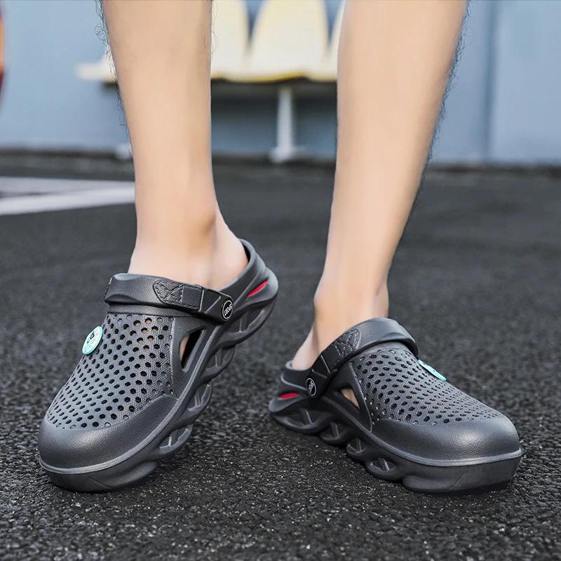 Summer Men's Clogs Flat Sandals Men and Women EVA Slippers Garden Shoes Platform Sandals Man Leisure Slides Summer Casual Shoes