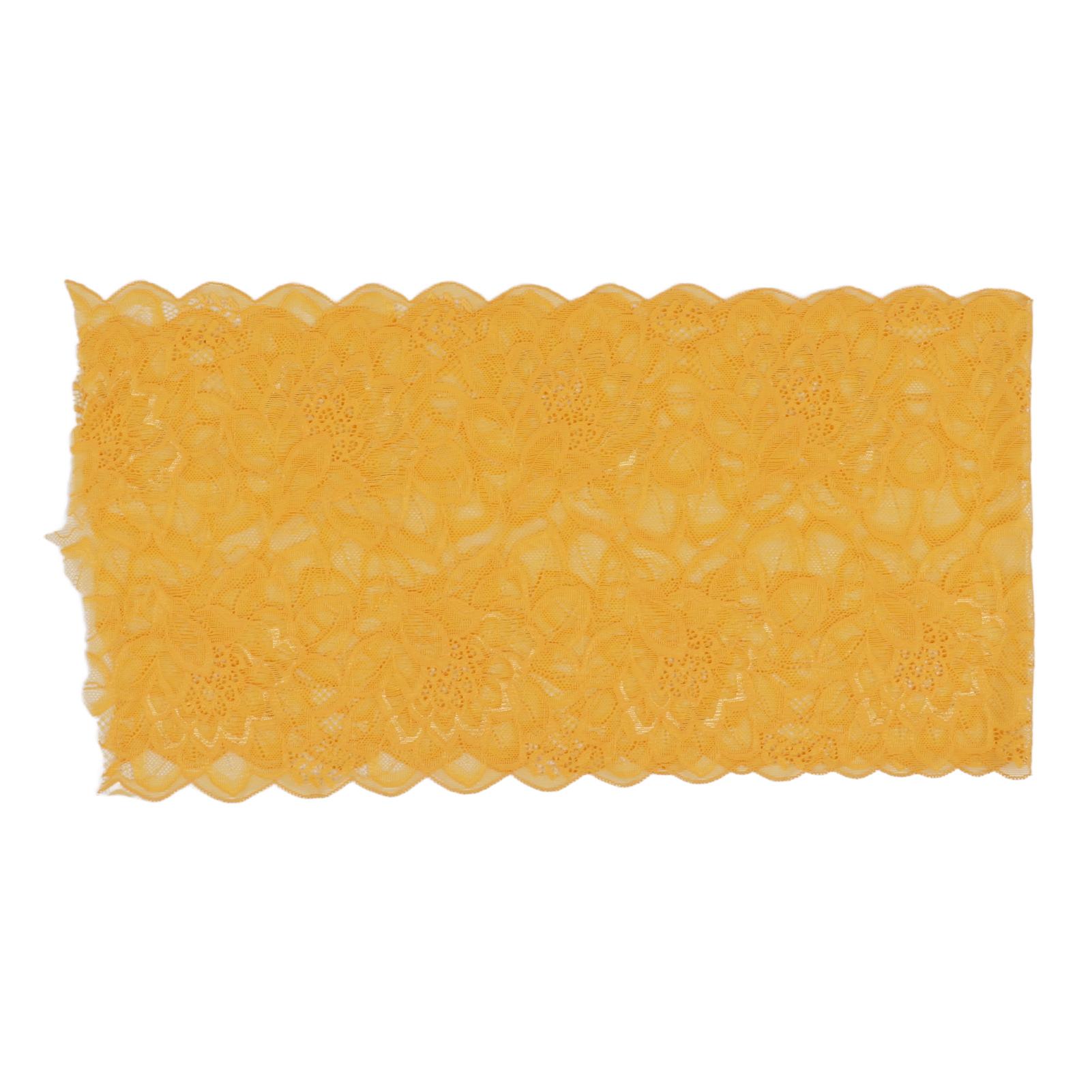 Кружевная ткань 10 ярдов, ширина 23 см, модная, режущаяся, мягкая, эластичная, сетчатая, нейлоновая кружевная лента, отделка для шитья