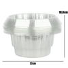 12/1x Insect-Proof Flower Pot Covers Vegetable Protection Cover Snail Neck Round Thickened Garden Green Plant Protection Hats