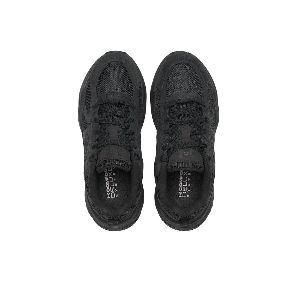 Under Armour Abrasion Resistant Low top Casual Shoes Unisex Black Sneakers 6003966-001