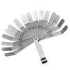 Metric Stainless Steel Feeler Gauge Set 16 Blades 0 127 To 0 508mm Thickness Curved Gap Filler for Mechanical Adjustment