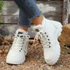 Cotton Shoes 22 New Winter Large Size Casual Velvet Winter Shoes Student High Top Shoes