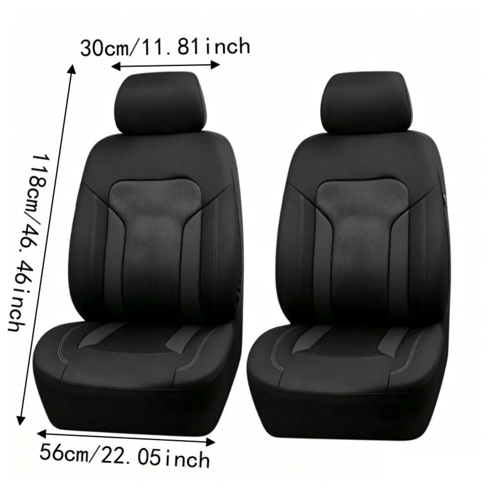 Universal Fit Car Seat Cover Set Gray Mesh 1/2 Seats Cover New Universal Car Seat Covers Sedans