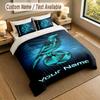 Bedding Set 1 Duvet Cover 2 Pillowcases Norwich City Print Soft Bed Linen Bedroom Decor