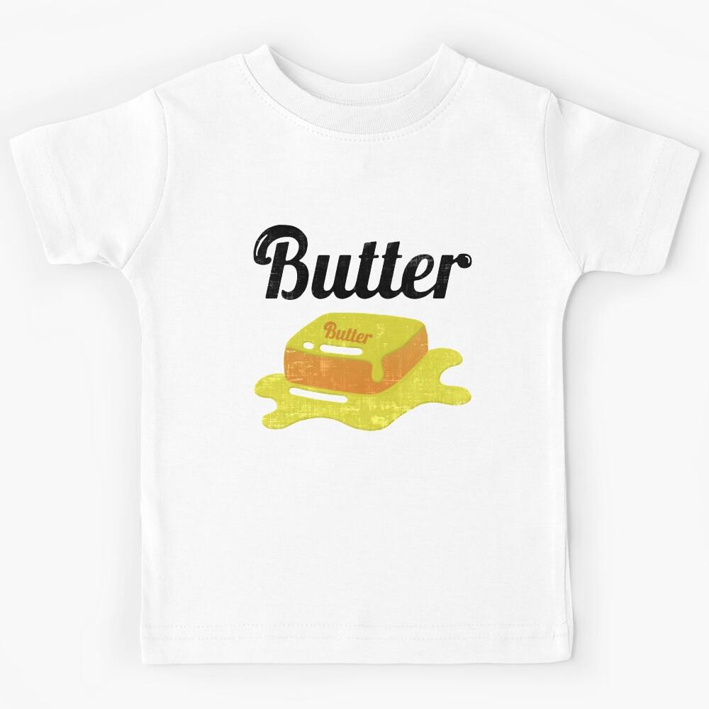 Butter K-POP Star Love Korean Music Fan Melting Kids T-Shirt 160