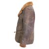 RRL Domestic Genuine Shearling Toggle Mouton Leather Coat M BrownUsed