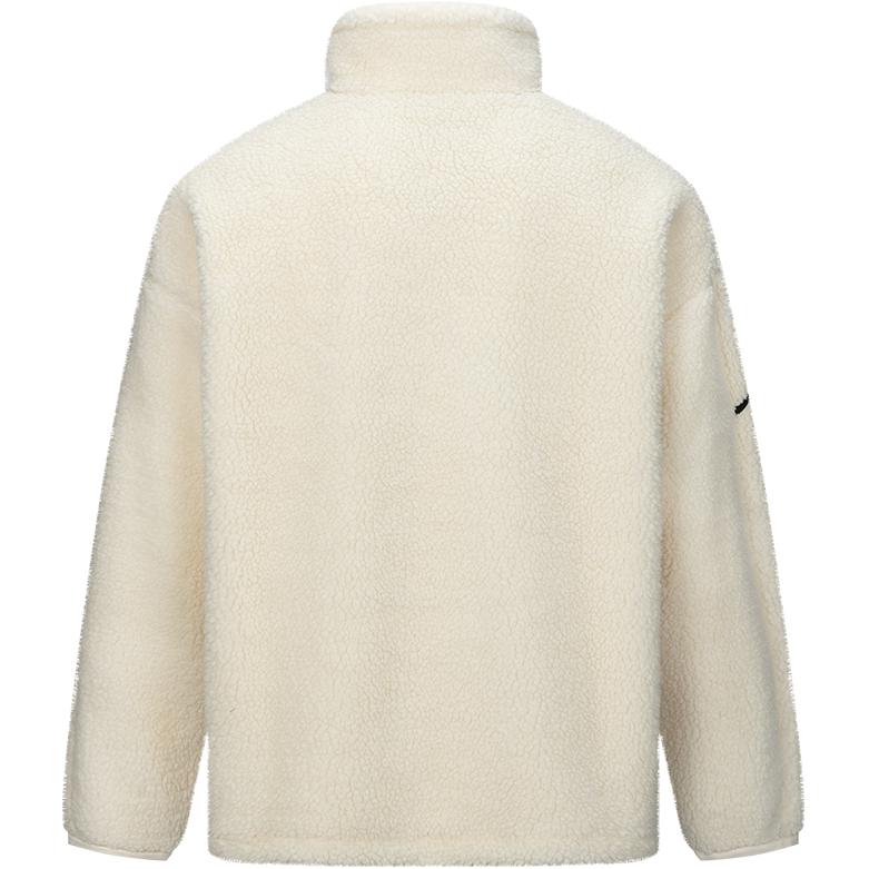 Reebok Comfortable Versatile Long Sleeve Jacket Unisex jackets Beige 24FRM101UGM1