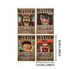 1 Set One Piece Offiziell lizenziert Steckbriefe Titelsequenz Kühlschrankmagnete für Spind Dekorative Legierung Magnetische Verzierungen
