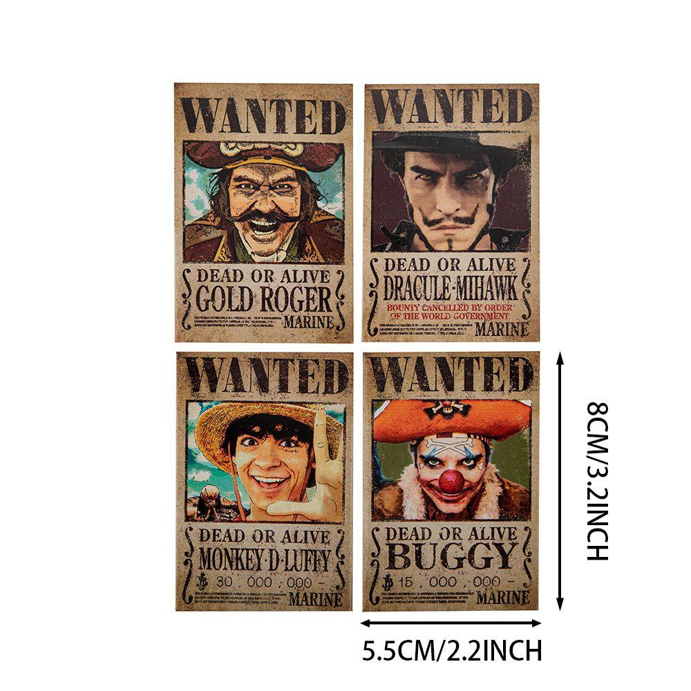 1 Set One Piece Offiziell lizenziert Steckbriefe Titelsequenz Kühlschrankmagnete für Spind Dekorative Legierung Magnetische Verzierungen