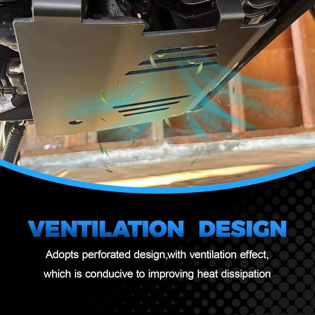 Motorcycle Skid Plate Protector Engine Guard Protector Aluminum for Road Glide FLTRX, CVO Road Glide FLTRXSE, CVO Road Glide FLTRXSTSE ST, Street