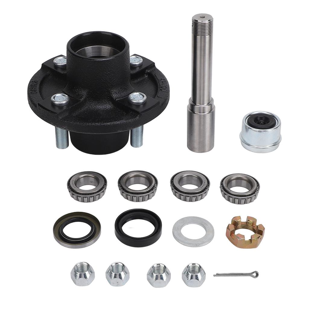 Sada nápravy pro přívěs 2000 liber Zvýšená bezpečnost Vysoká nosnost 4 na 4palcový šroubový náboj s volnoběžkou Kulatá osa Bt8 pro nákladní loď