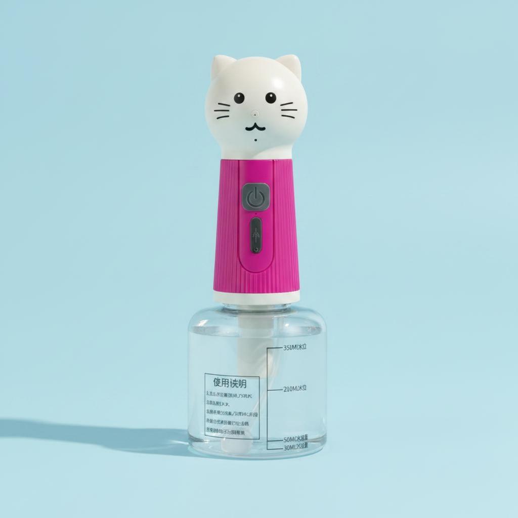 Feline Foam Dispenser Quiet Automatic Pet Lather Generator Automatic Suds Generator Easy To Clean Bath Tool Cordless