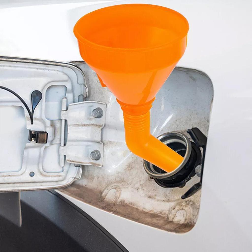 Plastic Double Bend Funnel with Removable Filter Hands Frees Funnel for Kitchen Cooking & DIY Beverage Enthusiasts