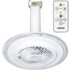 Yamazen Light Guide Plate with FAN, LED Mini Light, Color Adjustment/Dimmer Type, Left/Right Angle Adjustment Function, Equivalent To 60W Incandescent