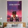 Jjuice Wrld Flags Wall Hanging Background Art Banner For Bedroom Home Outdoor Decor