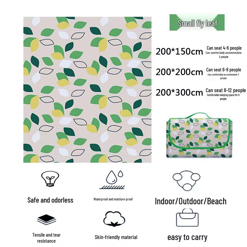 Thick Waterproof Outdoor Picnic Mat - Ideal for Spring Outings, Beach Trips, and Camping