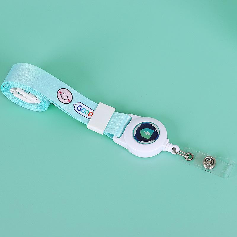 Anime Transparent Retractable Lanyard for ID and Access Cards