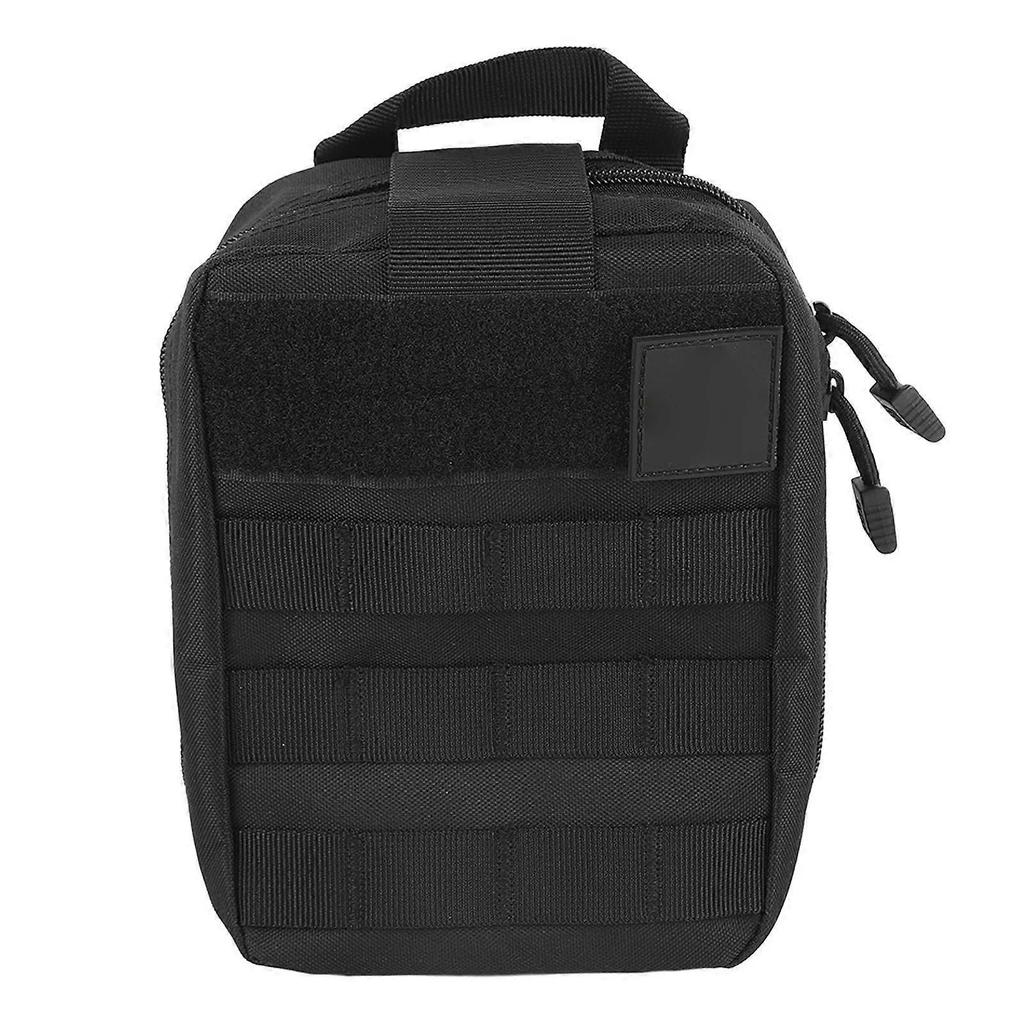 Medical Polyester Multifunctional Aid Pouch Molle Med Bag for Outdoor Adventure Camping Hiking Mountaineering Travel Survival Black