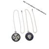 2pcs Ceiling Fan Pull Extension Metal Lamp Pull Chain Pendant For Light Switch Decorative Fan Chain Extender Hanging Cord