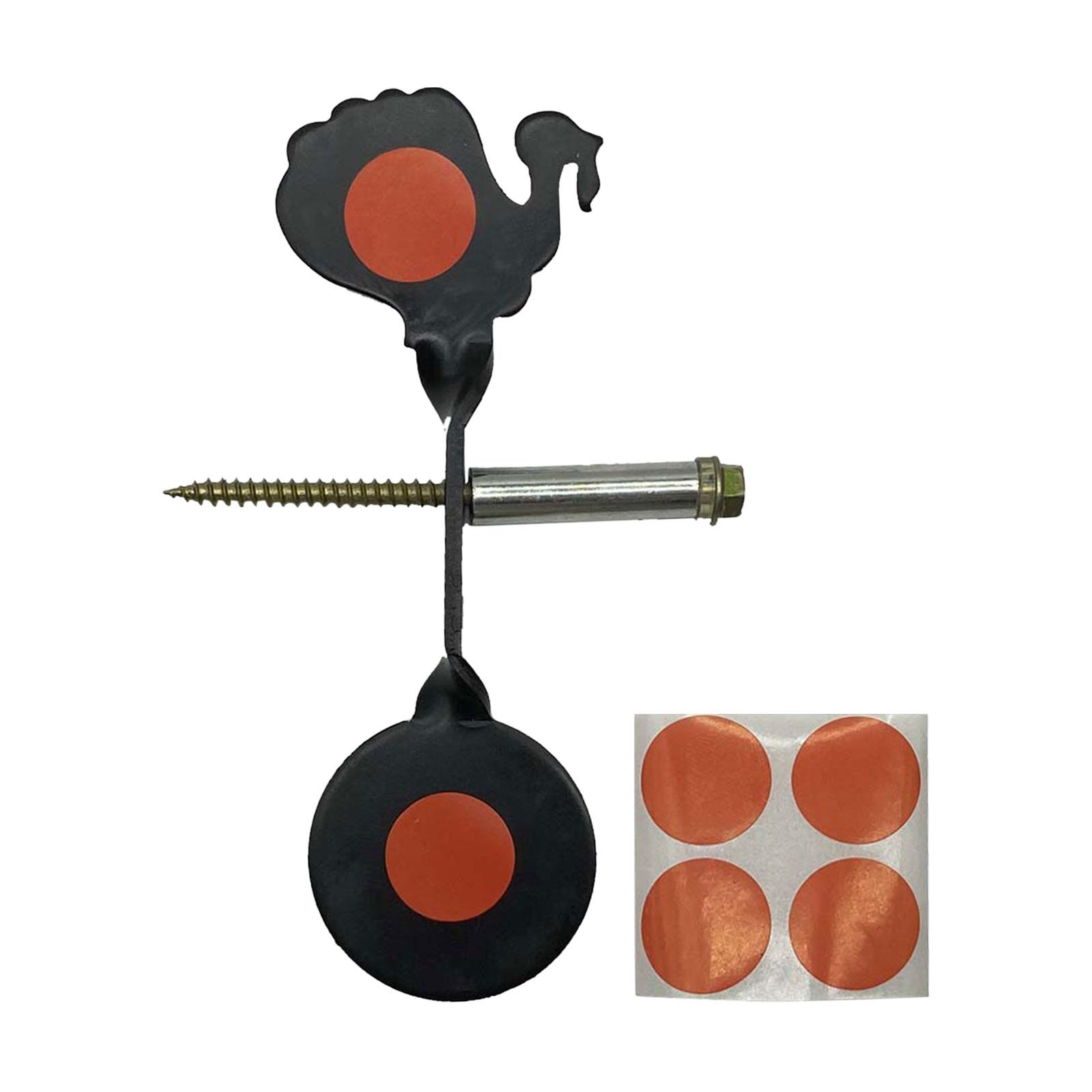 

Auto Resetting Hunting Target Practical Reusable Durable Game Fittings Professional Metal Portable Accuracy Practice for Outside