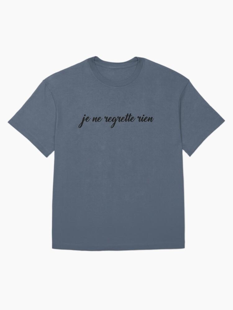 édith Piaf Je Ne Regrette Rien Oversized T-Shirt