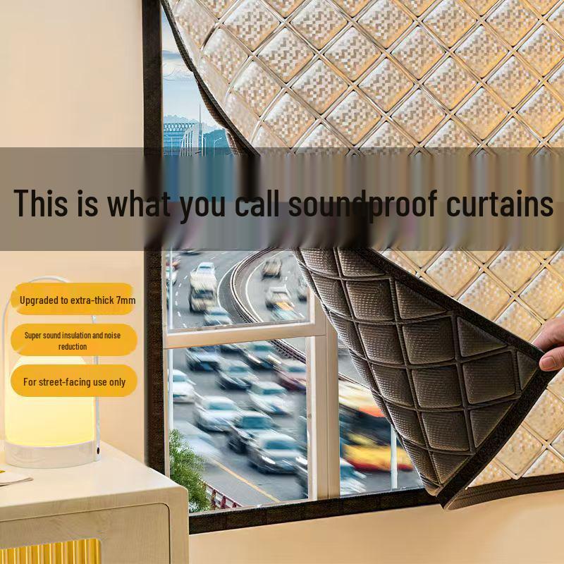 

Очень плотные звуконепроницаемые и светоблокирующие шторы на липучке для защиты от солнца 140x150 cm