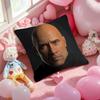 The Rock Face America Dwayne Johnson Cushion Cover Pattern Printed Pillowcase For Living Room Sofa Cushion Cover  Bedroom Decor