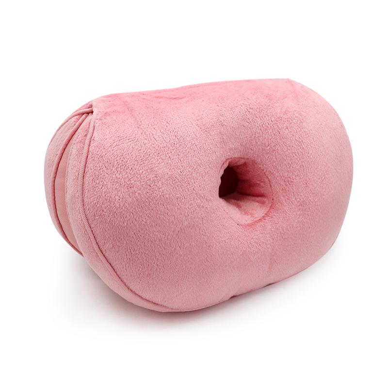 Latex Particles Waist and Buttocks Multifunctional Plush Chair Cushion for Students and Office.
