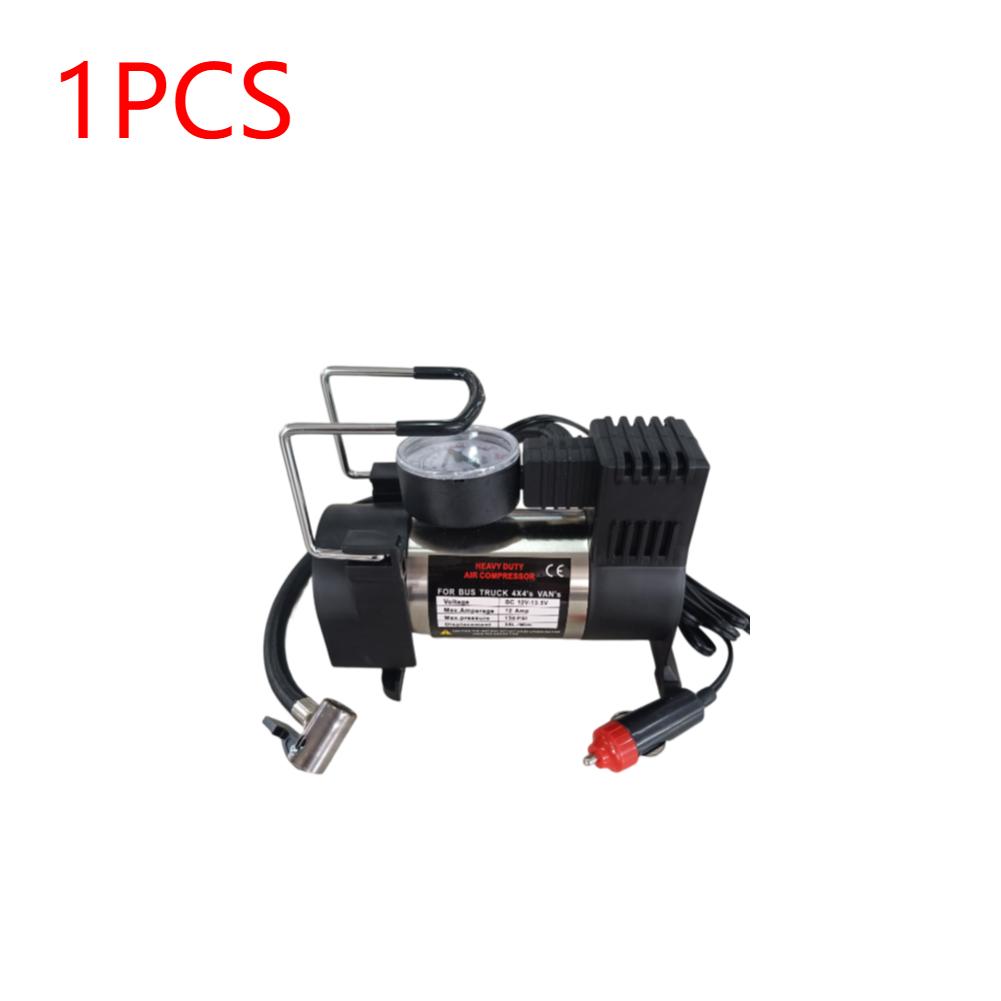 

1-3 шт. Автомобильный электрический надувной насос 12 В 150 фунтов на квадратный дюйм, сверхпрочный, роскошный, прикуриватель, металлический воздушный компрессор, надувной насос для автомобильных шин