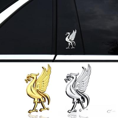 Adesivo Metallico Riflettente 3D Fenice - Decorazione Personalizzata per Carrozzeria e Lunotto