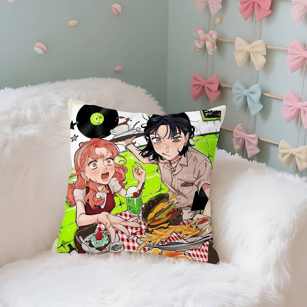 

The Guy She Was Interested Case Plush Fabric Soft Pillowcase Double Sided Print Cushion Cover Household Gifts 40X40cm